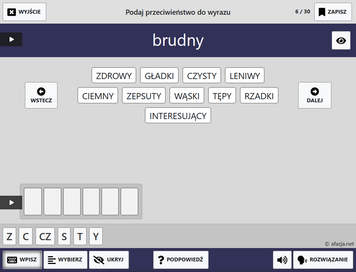 Podaj przeciwieństwo do wyrazu Podaj przeciwieństwo do wyrazu